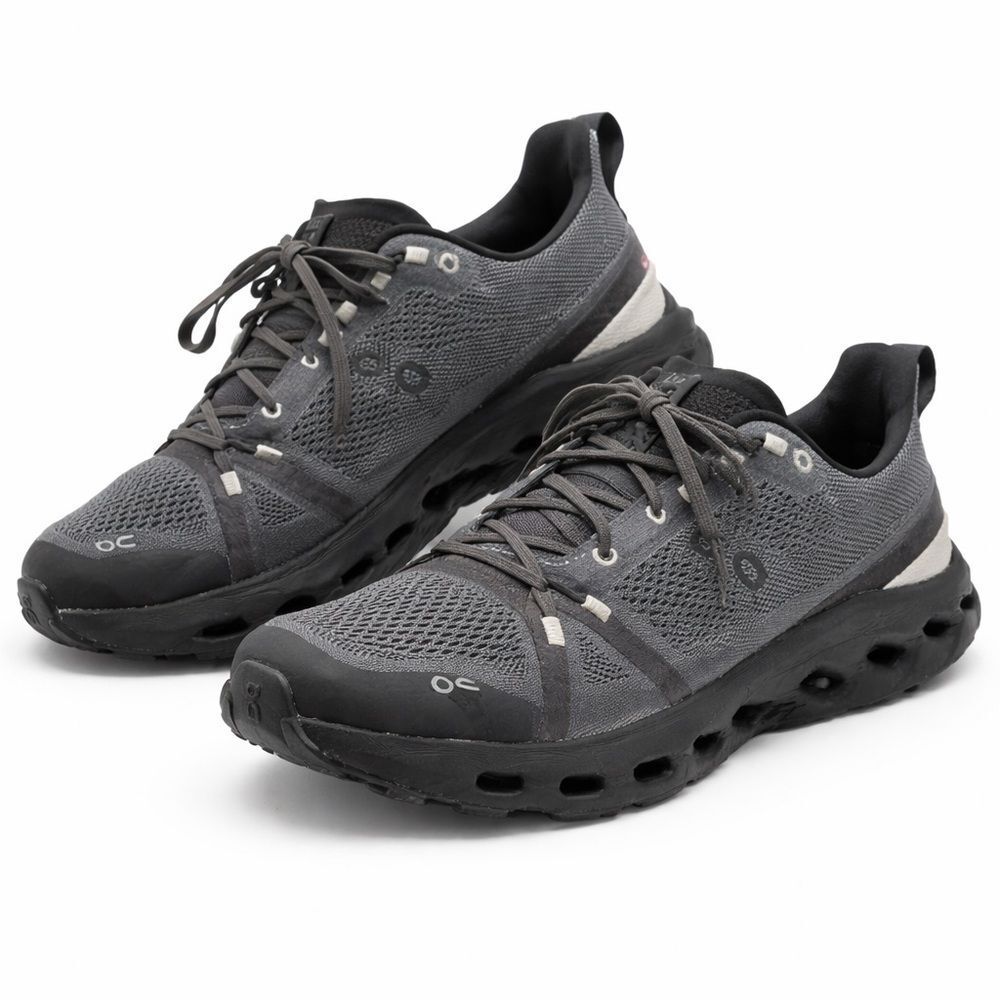 On Running Men's Charcoal and Black Athletic Shoes